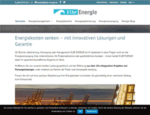 Tablet Screenshot of elbe-energie.de